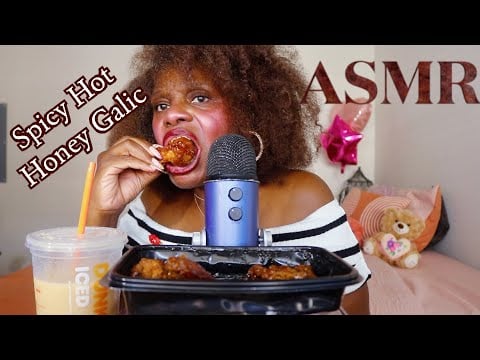 Finally After 14 Yrs Can Eat KFC VERY SAUCY Spicy Honey Garlic Chicken Wings ASMR Eating Sounds