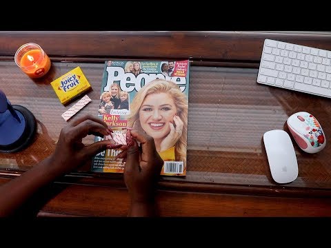 ASMR Chewing Gum People Magazine Juicy Fruit