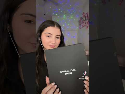 dolce & gabbana tapping 🛍️ #asmr #asmrsounds