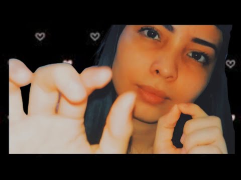 asmr tapping e sons de boca em camadas