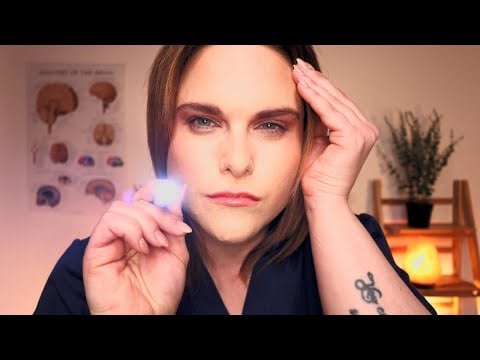 ASMR Detailed Severe Headache Neurological Examination