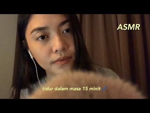 ASMR ⟡ Friend brushing your face & hair to sleep 😴 | Layered sound (Malaysia)