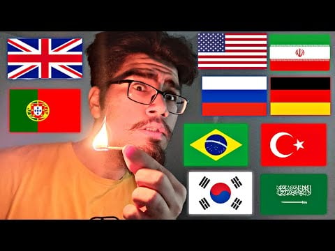 ASMR FIRE 🔥 | Different languages