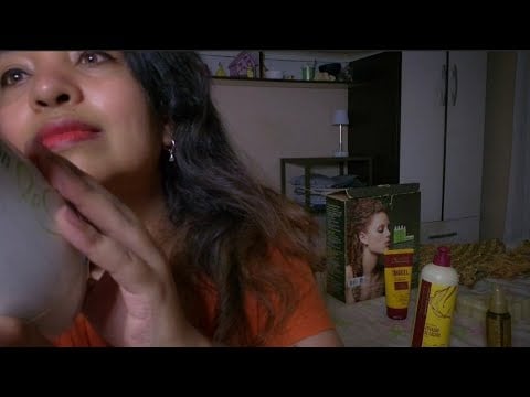 ASMR Salão dos cabelos cacheados: Cabeleireira especialista, da umectação, lavagem, até finalização🌧