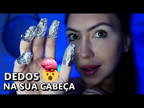 ASMR EXAMINANDO SUA CABEÇA COM DEDOS DE ALUMÍNIO - Esse Vídeo Vai te Arrepiar!