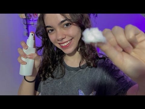 ASMR | Limpando o seu rosto