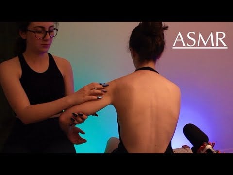 BEST ASMR 🌹 Nerdy Girl Scratches Your Back, For Sleep Calming, Nape of The Neck, (No Talking)