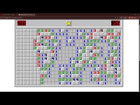 1 Hour of relaxing minesweeper gameplay