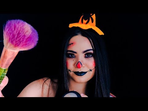 ASMR: AMIGA MALVADA FAZENDO SUA MAKE DE HALLOWEEN 🎃