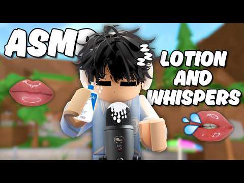 Roblox ASMR with LOTION?🧴(whispers, lotion, tapping and mouth sounds)👄