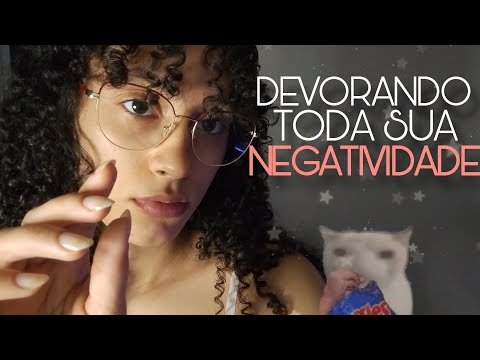 ASMR Comendo Suas Energias Negativas | Sons de Mastigação 🧠✨