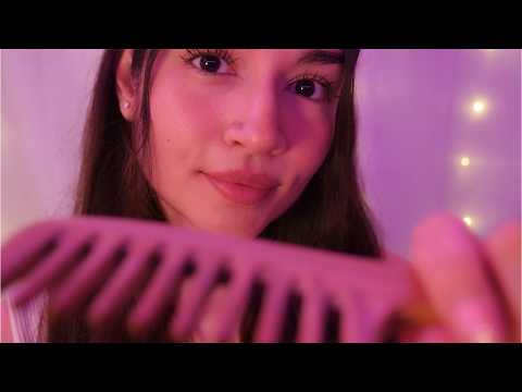 ASMR Layered Camera Brushing for Relaxation