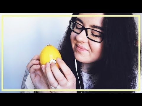 ASMR Färgtema: GULT ! GLAD PÅSK ♥ Tapping Scratching etc. (Swedish)