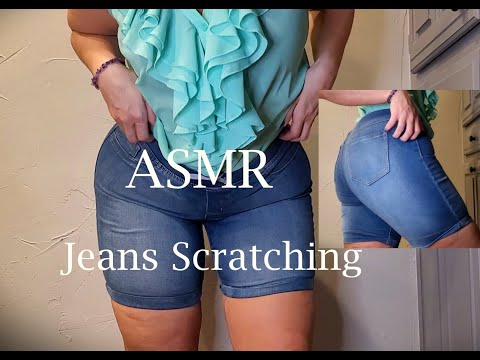 ASMR Jean Shorts Scratching {No talking}