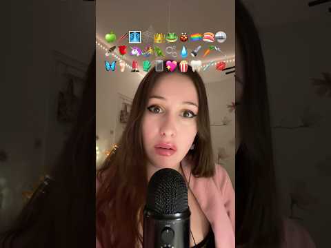ASMR 30 triggers emoji challenge !  #asmr #emojichallenge #asmrsounds #asmrtriggers #triggers