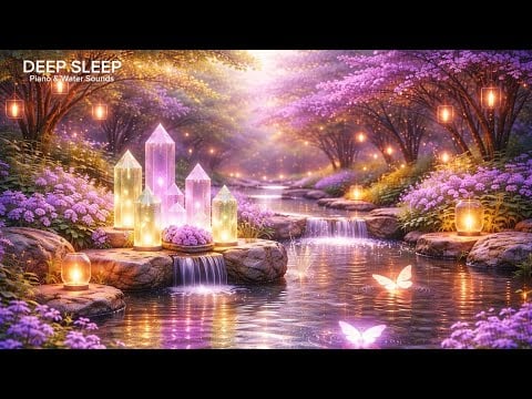 Deep Sleep 🌿 Relaxing Water Sounds & Healing Spa Music, Meditation, Stress Relief & Inner Peace