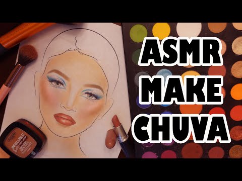 ASMR Make no Papel com Som de Chuva #VozSuave #SemPropagandaNoMeio