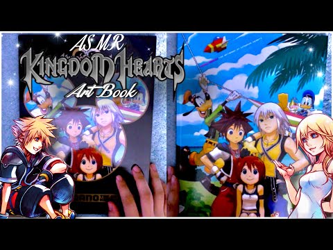 ASMR 💗Kingdom Hearts💗 Art Book Page Flipping