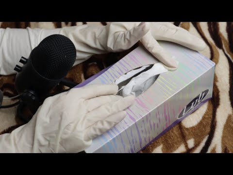 Tapping a tissue box ASMR