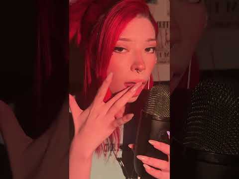 spit painting wet mouthsounds ASMR SHORT video! #spitpainting #egirl #gamergirl