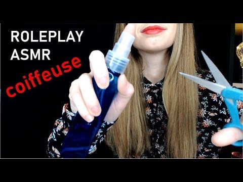 [ASMR français] ROLEPLAY Coiffeur -  coupe iroquoise - Soin personnel, hair cut, ciseaux