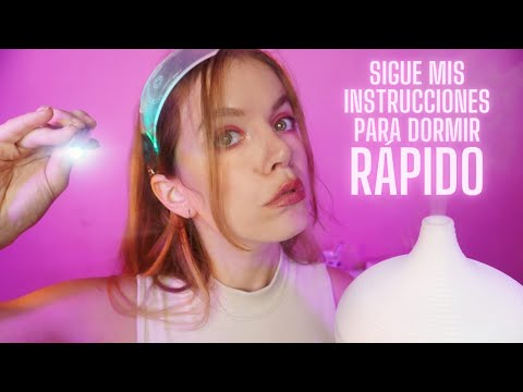 ASMR SIGUE MIS INSTRUCCIONES rapidas y sin sentido 😳