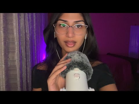 asmr mic scratching | fluffy mic sounds super tingly sensitive mic