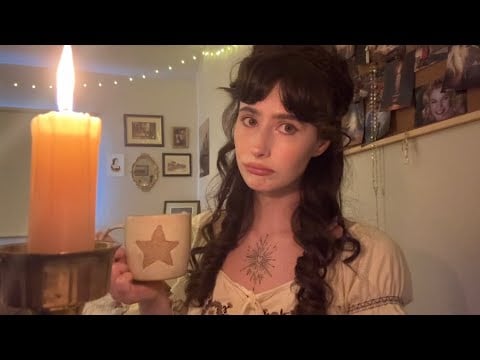 ASMR doing my makeup by candlelight 🕯️🗡️