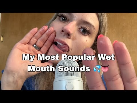 ASMR| 30+ Mins of My Most Popular Mouth Sounds, & Extra SPlTTY SPlT Painting, and Tapping 