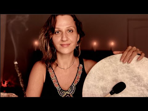 1 Hr Shamanic Drumming For Sleep | Guided Meditation | Busy Minds, ADHD,  Non Duality