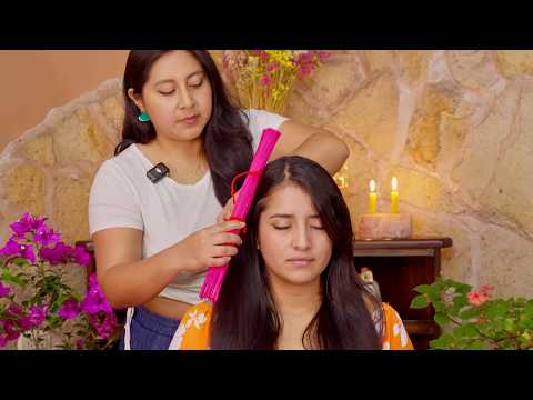 Purificación energética y masaje de relajación ASMR con sonidos y susurros suaves de María Elisa