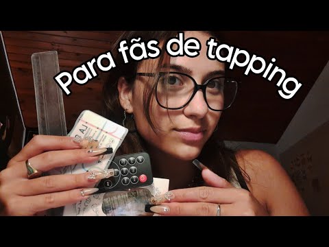 ASMR TAPPING (com unha postiça)💕
