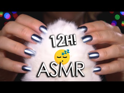 [12 Hours ASMR] Incredibly Relaxing Deep Brain Massage to make YOU Fall ASLEEP 😴 (No Talking)