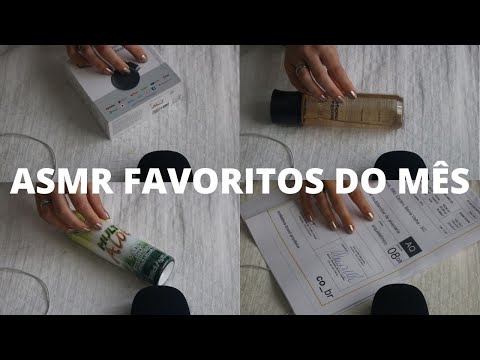 ASMR FAVORITOS DO MÊS   Bruna ASMR