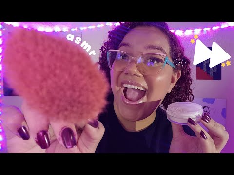 ASMR MAQUIANDO VOCÊ só que BEM RÁPIDO ⏩💕