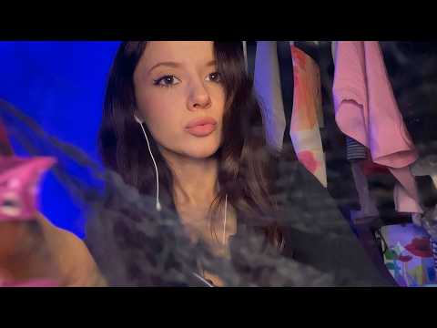 ASMR Getting Spider Webs Off Your Face 🕸️ (personal attention & mouth sounds)