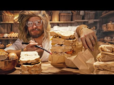 ASMR the MOST RELAXING Hipster Sandwiches for Sleep