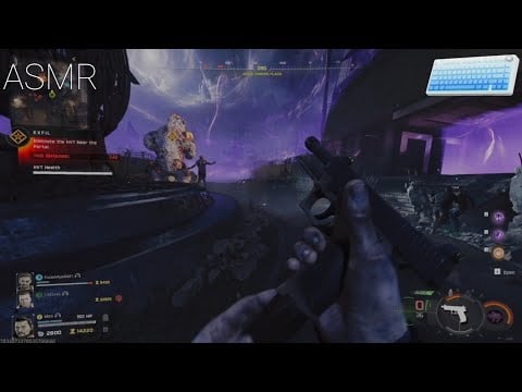 [ASMR Black Ops 7] first time trying zombie mode! keyboard & mouth sounds