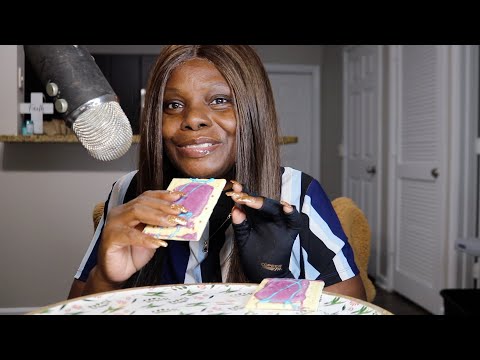 WILD BLUE BERRY POP-TARTS ASMR EATING SOUNDS