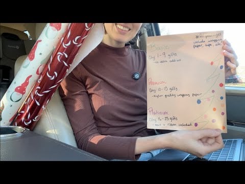 ASMR Gift Wrapping Consultation Roleplay (soft spoken, typing, paper crinkles, writing)