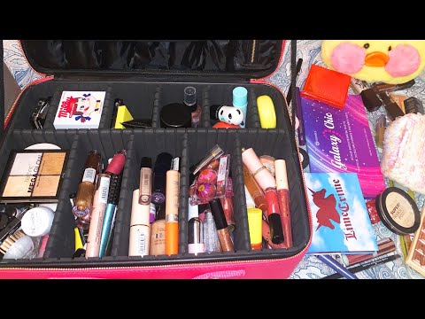 ASMR Makeup Collection Organising (Whispered, Rummaging)