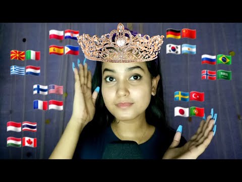 ASMR *Queen* in 35+ Different Languages with Tingly Mouth Sounds