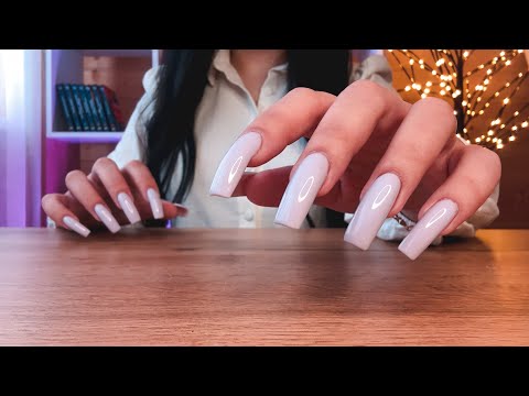 LOFI ASMR ✨ FAST NOT AGGRESSIVE table tapping & scratching I around the camera (brain melting)