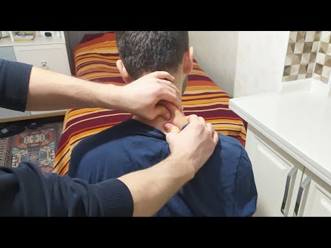 ASMR RELAXING NECK MASSAGE - PERFECT BACK MASSAGE