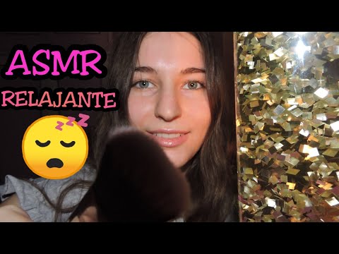 ASMR ESPAÑOL/ACARICIO TU CARITA+MOUTH SOUNDS+TE DIGO COSAS LINDAS