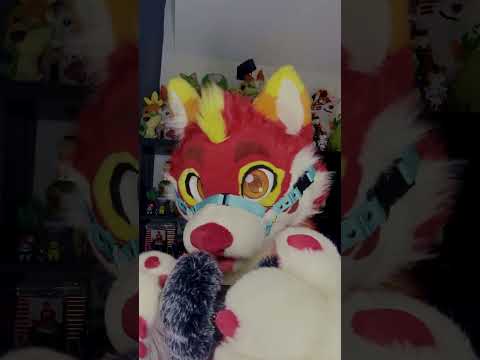 Super Relaxing Fursuit Brushing 3DIO 🦊 (#Furry ASMR)