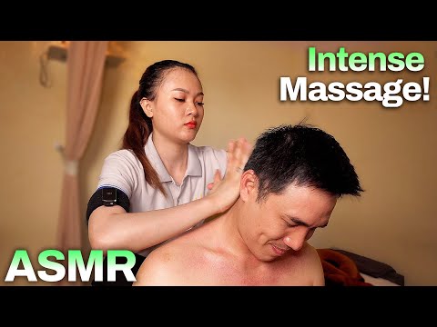 ASMR 🔥 Her Extraordinary Foot and Back Massage Left Me Speechless and Relaxed!