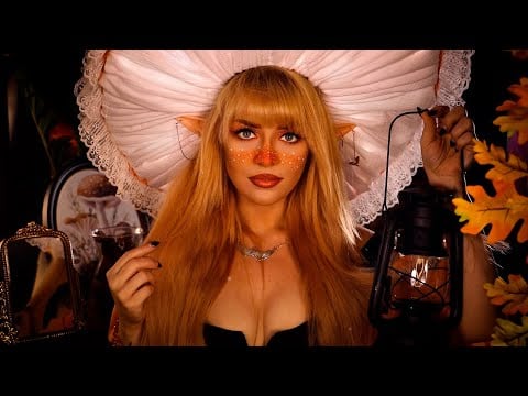 ASMR Flirty Mushroom Fairy Heals You 🍄✨ Whispers, Wound Care & Herbal Tonic Apothecary