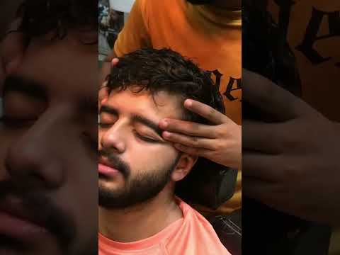 #fastestmassage #facemassage #asmrmassage #calmvibes #instantsleep #goldentherapy #lahoribarber
