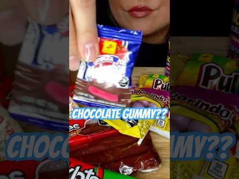 CHOCOLATE GUMMY CANDY? #asmr #candy #gummy